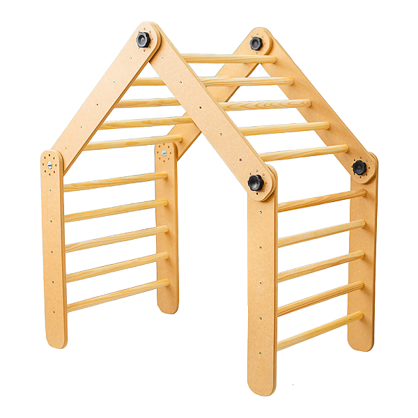 Triângulo Articulado Pikler | Brinquedo Educativo Infantil de Madeira
