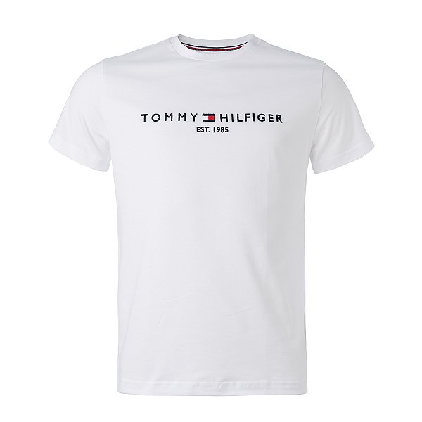Camiseta Tommy Hilfiger Masculina Core Logo Tee Branca - Sea Street ABC