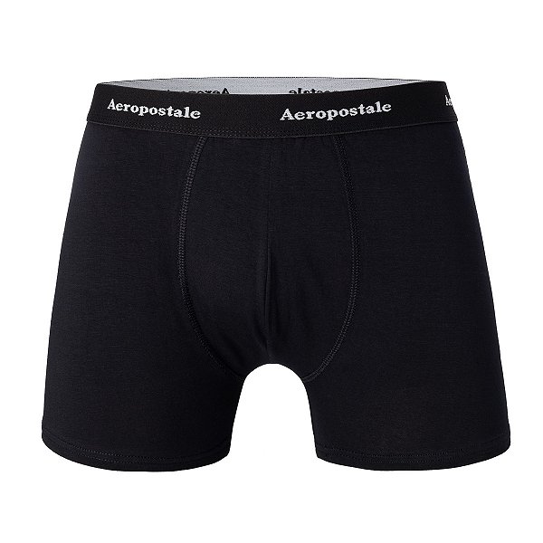 Cuecas Aeropostale Boxer Modal Kit com 2 Cor Preto