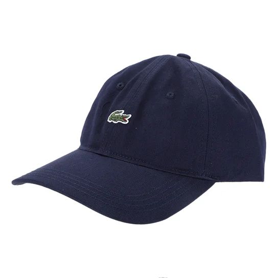 Boné Lacoste Aba Curva Strapcback Logo Masculino - Cor Marinho