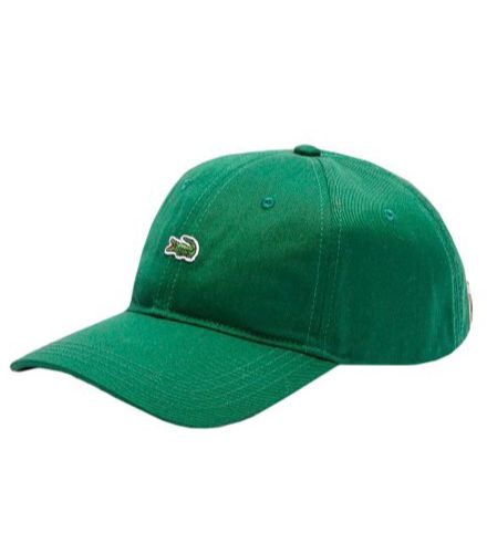 Boné Lacoste Aba Curva Strapcback Logo Masculino - Cor Verde