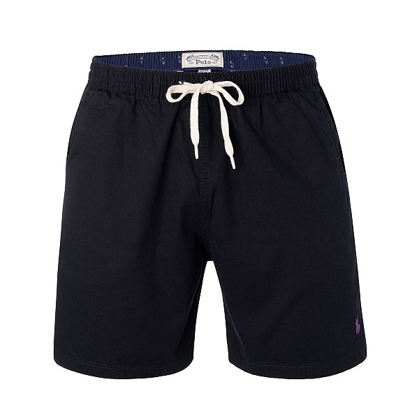 Short Ralph Lauren Masculino Sarja Chino Cor Preto