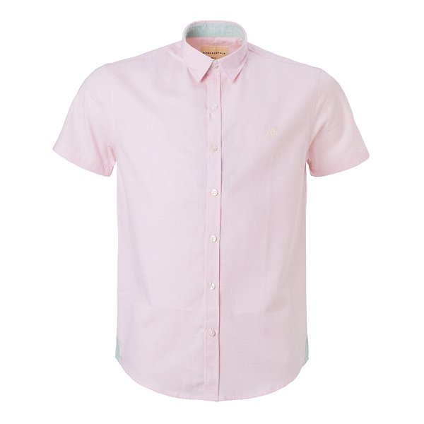 Camisa Aeropostale Masculina Linho A87 Rosa