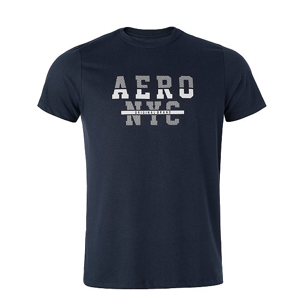 Camiseta Aeropostale Masculina Nyc Cor Marinho