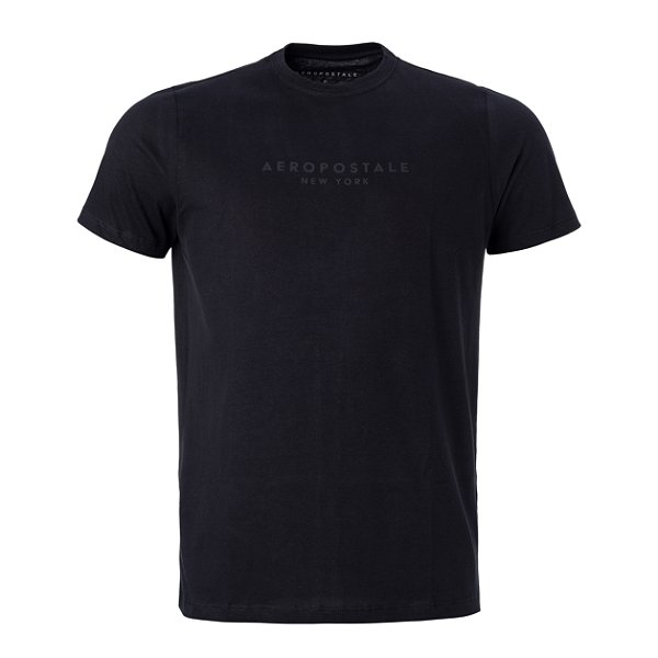 Camiseta Aeropostale Masculina New York Cor Preta