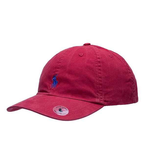Bone Ralph Lauren Classic Cor Vermelho