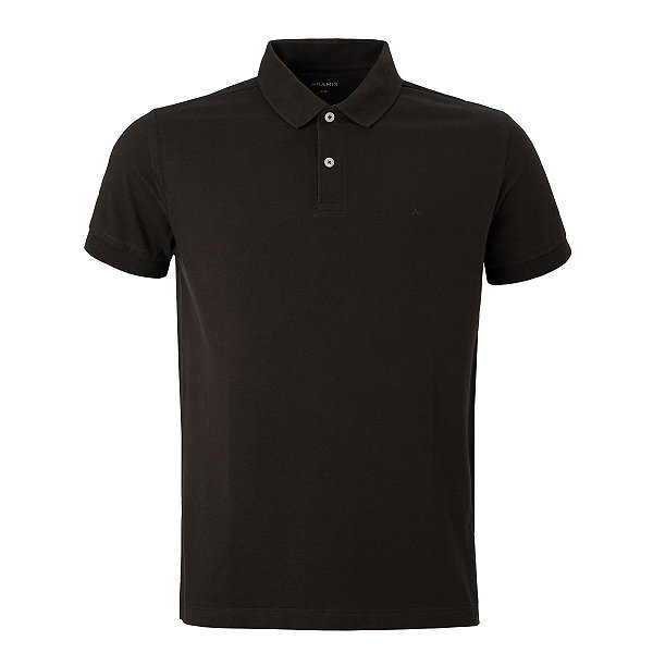 Polo Aramis Masculina Basica Piquet Cor Marrom
