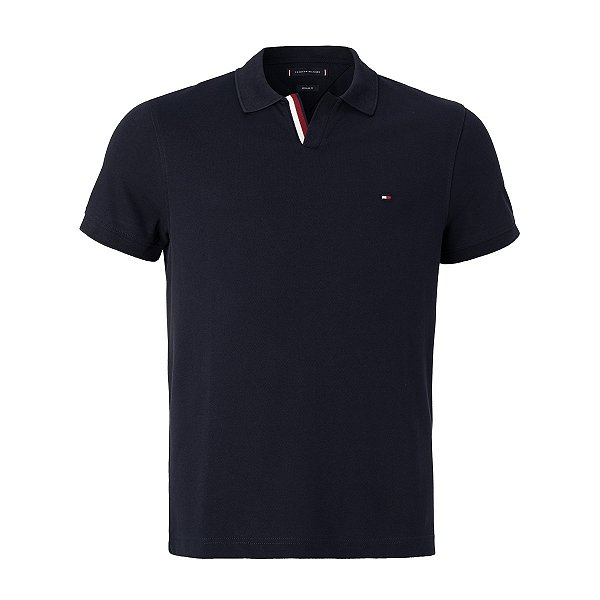 Polo Tommy Hilfiger Masculina Bold Slin Cor Desert