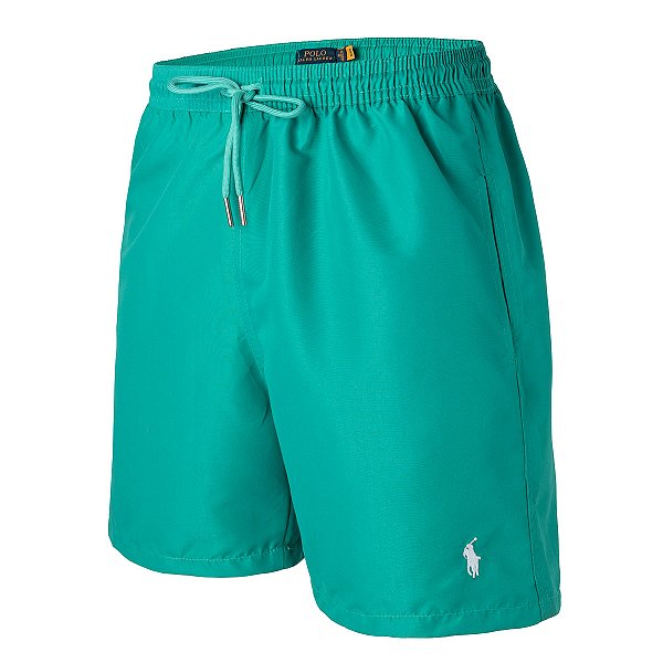 Short Ralph Lauren Masculino Swimwear Cor Verde Claro