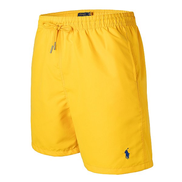 Short Ralph Lauren Masculino Swimwear Cor Amarelo