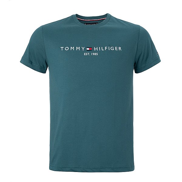 Camiseta Tommy Hilfiger Masculina Core Logo Tee Cor Indigo