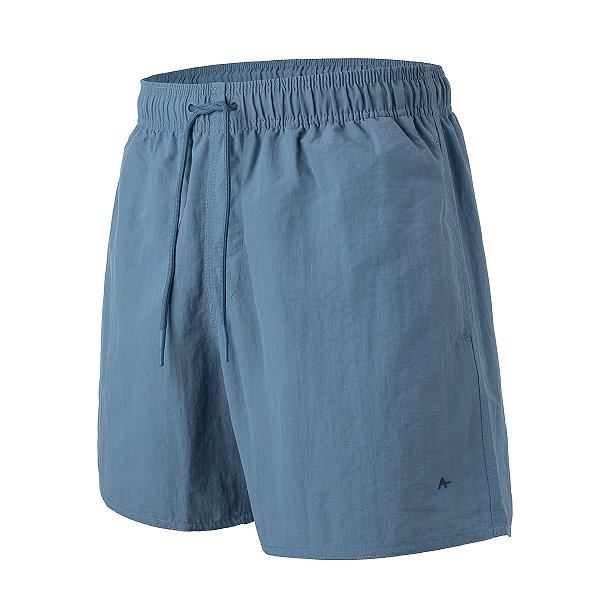 Shorts Aramis Tactel Elástico Básico Cor Azul Índigo