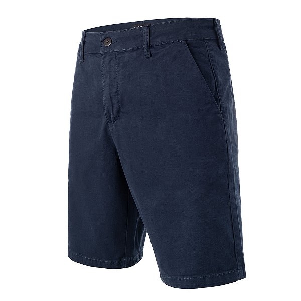Bermuda Aramis Masculina Sarja Chino Stretch Cor Marinho