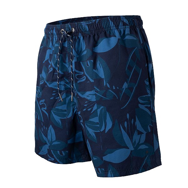 Short Aramis Elatano Estampado Pixel Cor Azul