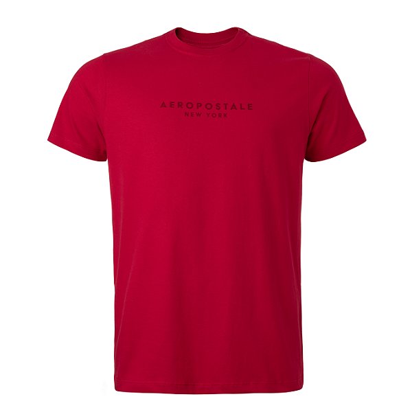 Camiseta Aeropostale Silkada Aero Cor Vermelha