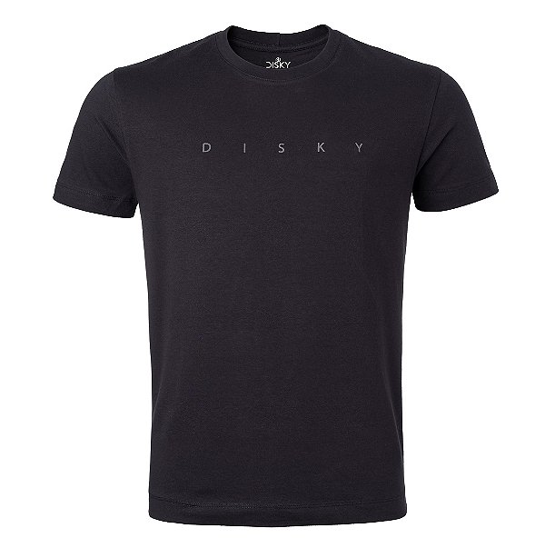 Camiseta Disky Masculina God And Life Cor Preto