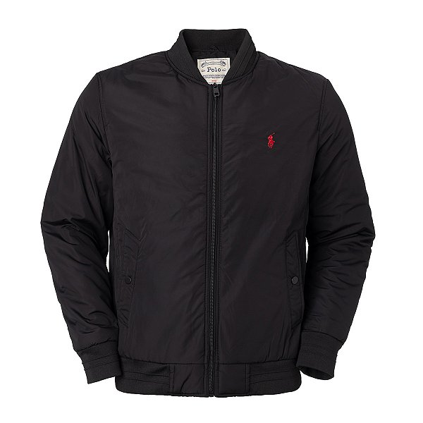 Jaqueta Ralph Lauren Masculina Bomber Insulated Cor Preta