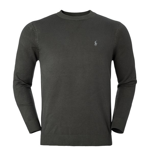 Sueter Ralph Lauren Masculino Fleece Sweatshirt Cor Verde Oliva