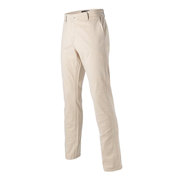 Calça Sarja Masculina Peoples 854 Cor Areia