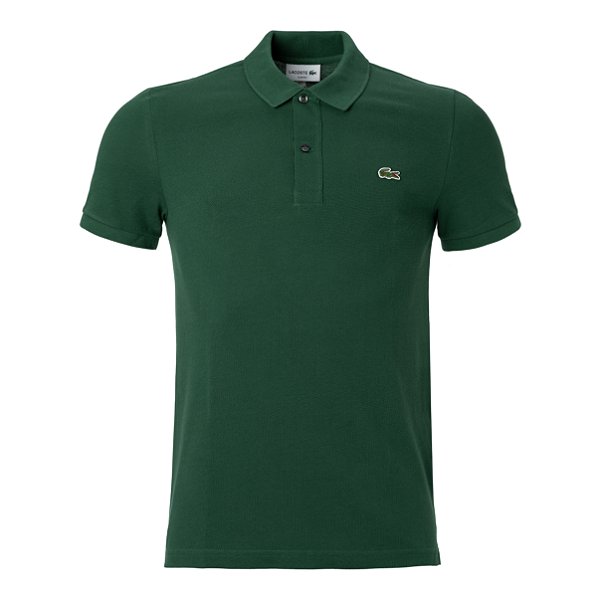Polo Lacoste Masculina Basica Cor Verde