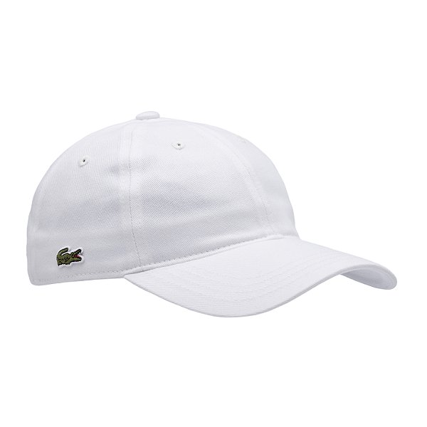 Bone Lacoste Sport Crocodilo Bordado Cor Branco