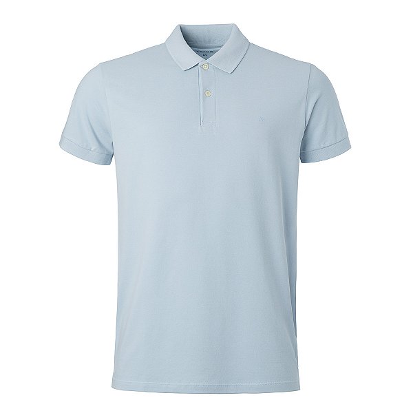 Polo Aramis Masculina Basica Monocromatica Piquet Cor Azul
