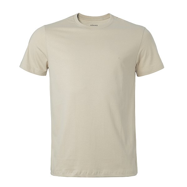 Camiseta Aramis Masculina Basica Cor Caqui