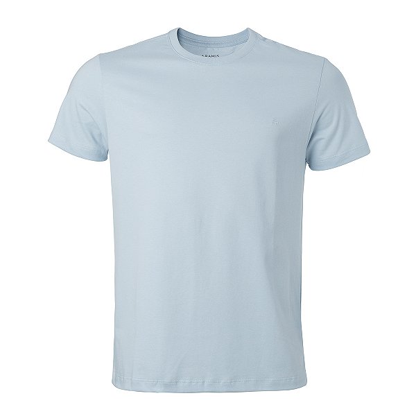 Camiseta Aramis Masculina Basica Cor Azul Claro