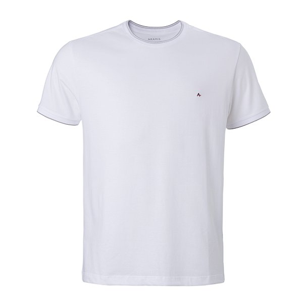 Camiseta Aramis Masculina Retilinea Cor Branca