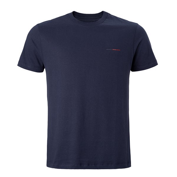 Camiseta Aramis Masculina Escrita Cor Marinho