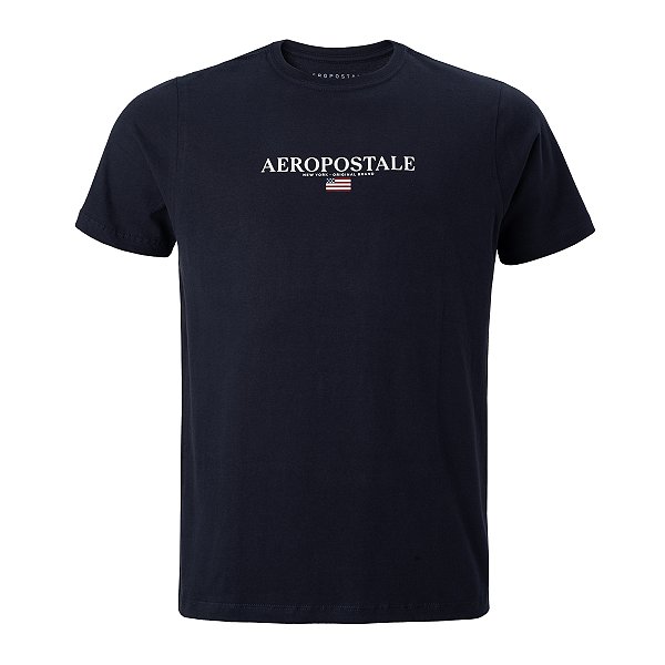 Camiseta Aeropostale Masculina Usa Cor Marinho