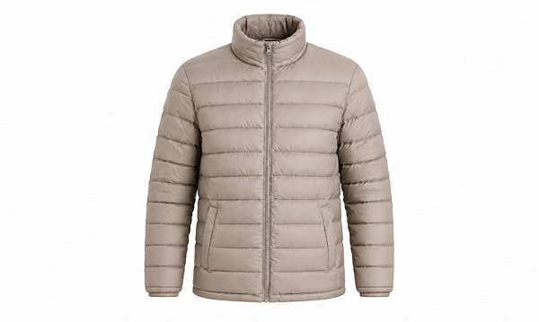 Jaqueta Polo Live Masculina Puffer Cor Bege