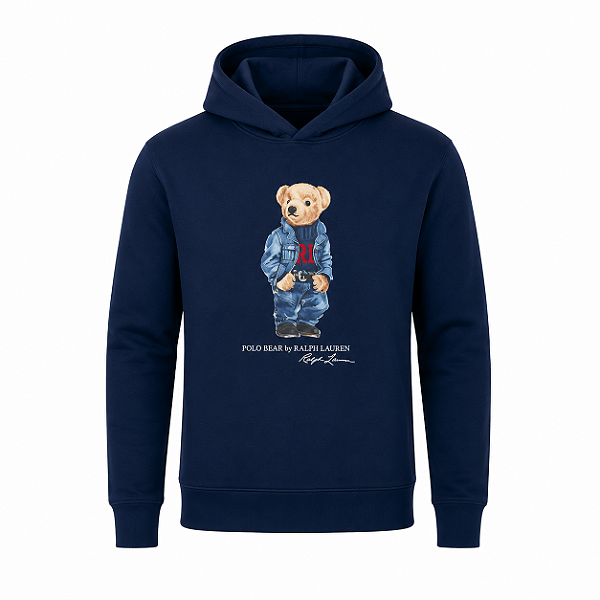 Moletom Ralph Lauren Masculino Bear Jaqueta Cor Marinho