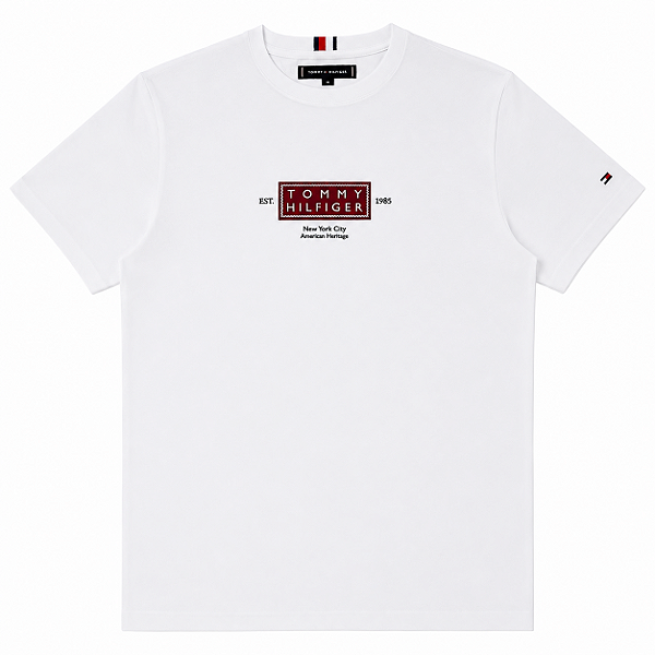 Camiseta Tommy Hilfiger Masculina NYC Cor Branca