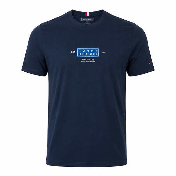 Camiseta Tommy Hilfiger Masculina NYC Cor Marinho