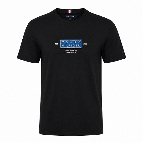 Camiseta Tommy Hilfiger Masculina NYC Cor Preta