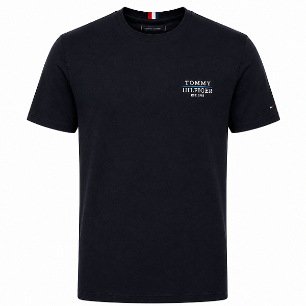Camiseta Tommy Hilfiger Masculina Classic Cor Preta