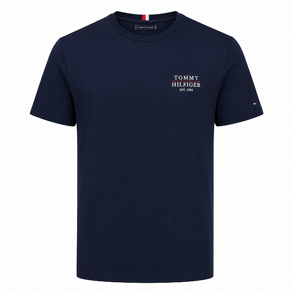 Camiseta Tommy Hilfiger Masculina Classic Cor Marinho