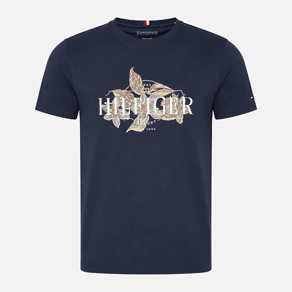 Camiseta Tommy Hilfiger Masculina Resort Cor Marinho