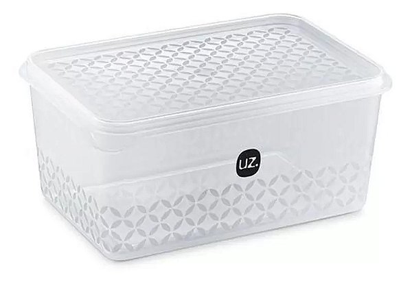 Pote Multiuso 2 Litro Translucido Resistente Alimentos Transparente Uz