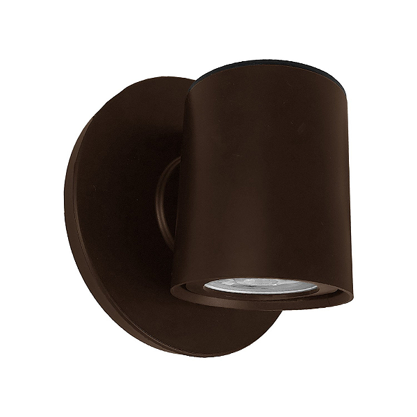 Arandela Direcionável Spot - Aréa Externa 12cm - Preto