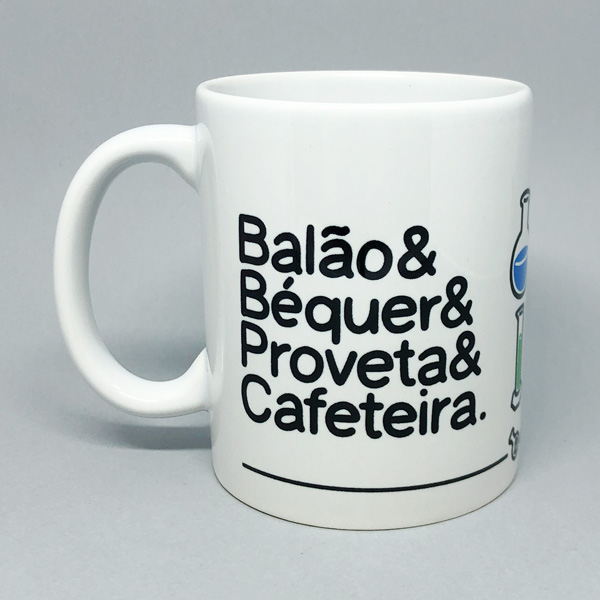 Caneca Vidraria de Laboratório
