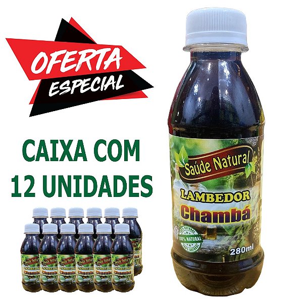 Lambedor CHAMBÁ -  CAIXA COM 12 UNIDADES.