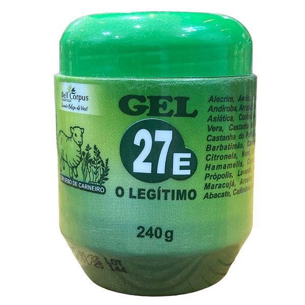 Gel 27 Ervas 240g - Gel massageador