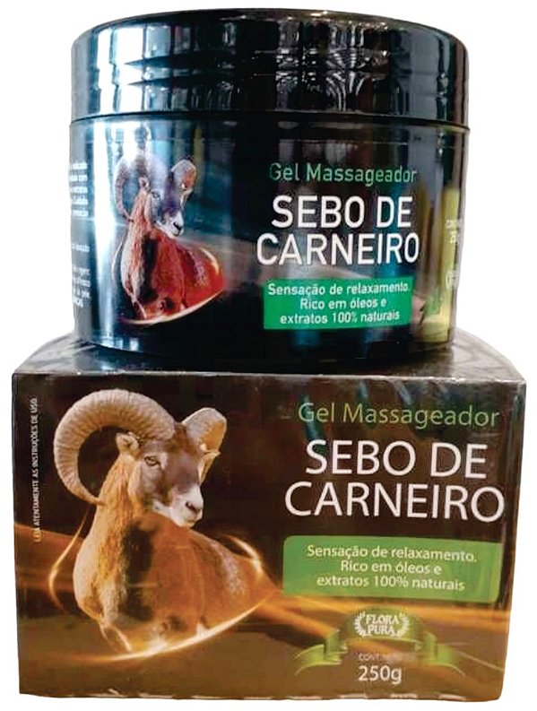 Gel de massagem Sebo de Carneiro - 250g.