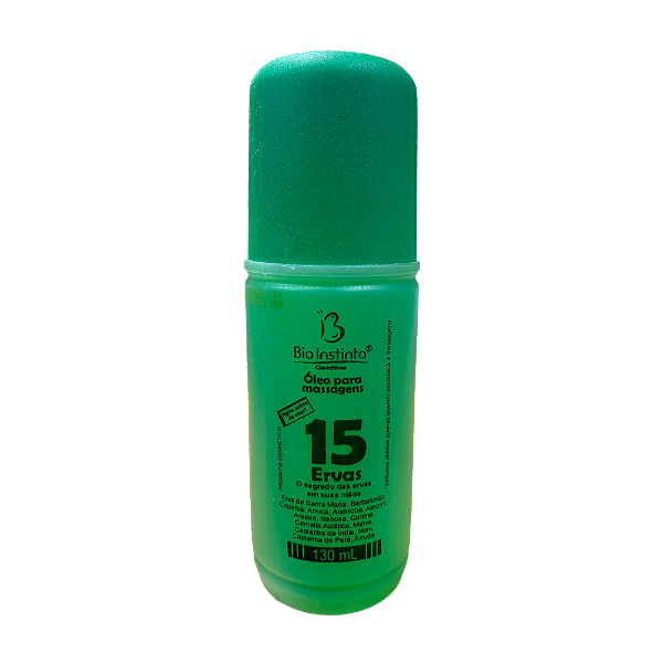Óleo Desodorante Massageador 15 Ervas - 130ml Bio Instinto