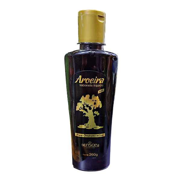 Sabonete líquido aroeira 260ml - Regata Cosméticos