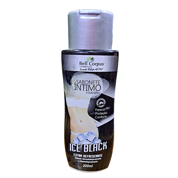 Sabonete íntimo ICE BLACK - 200ml - Bell Corpus
