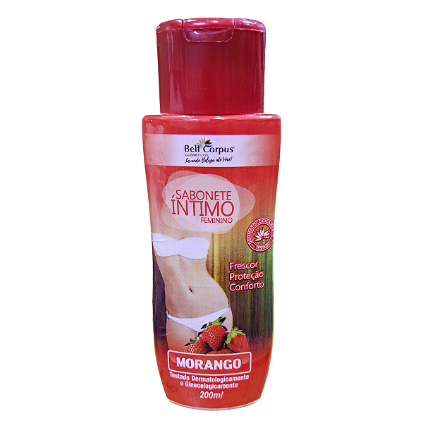 Sabonete íntimo MORANGO - 200ml - Bell Corpus