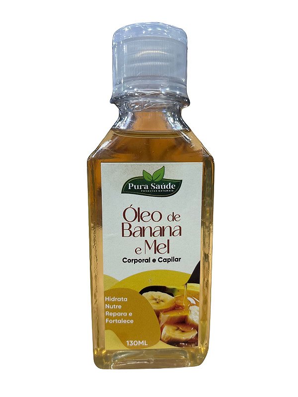 ÓLEO DE BANANA E MEL 130ml - Pura Saúde